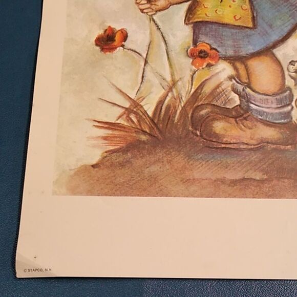 Charming Vintage Hummel Art Prints Set (5) Evans Stapco Litho in USA - Picture 8 of 10